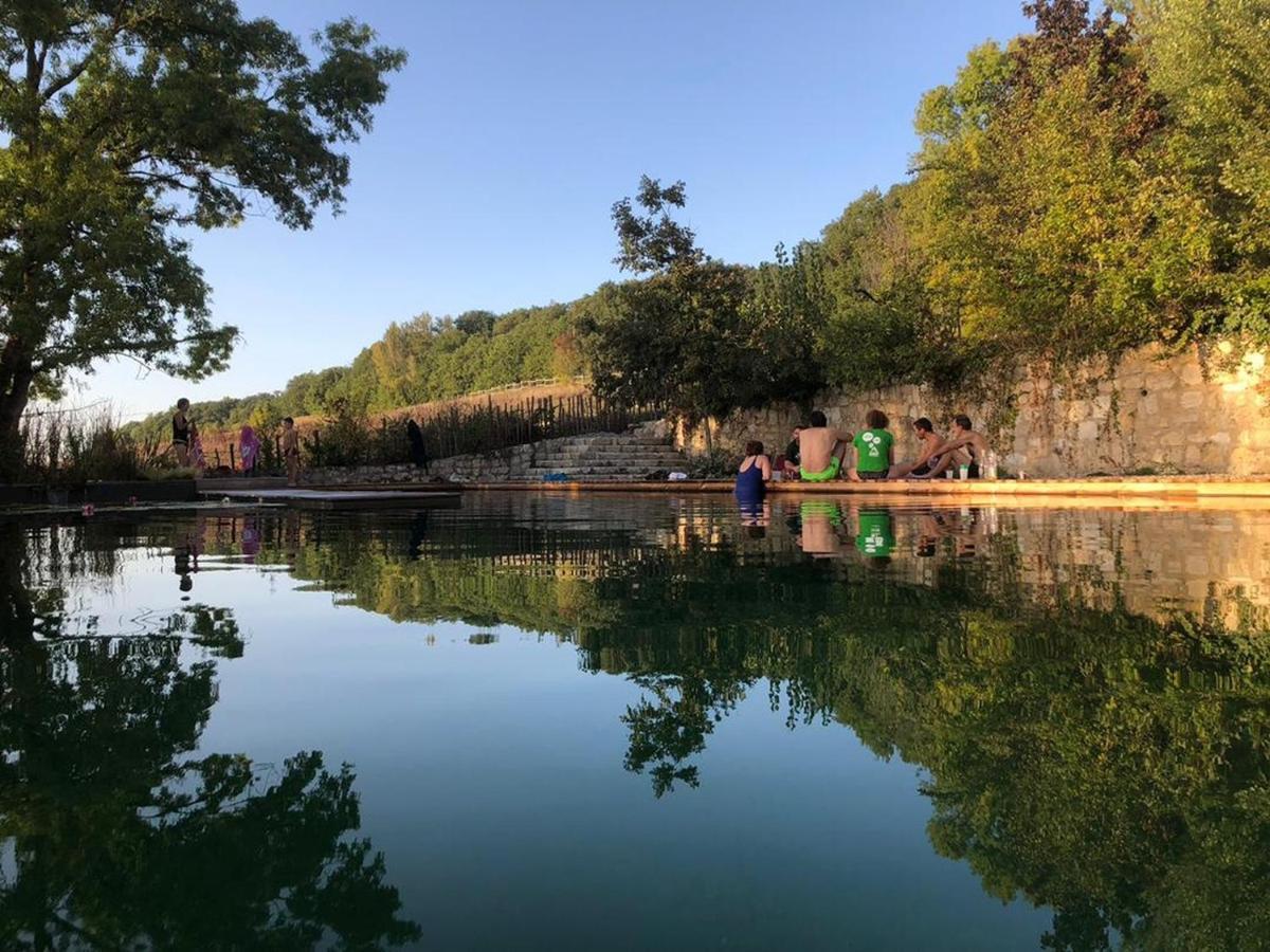 Gite Les Cabanes De Fallot Pour 15 Personnes - Piscine Naturelle L'isle-Bouzon Εξωτερικό φωτογραφία